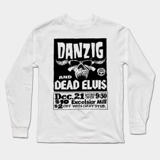 Danzig and Dead Elvis Long Sleeve T-Shirt